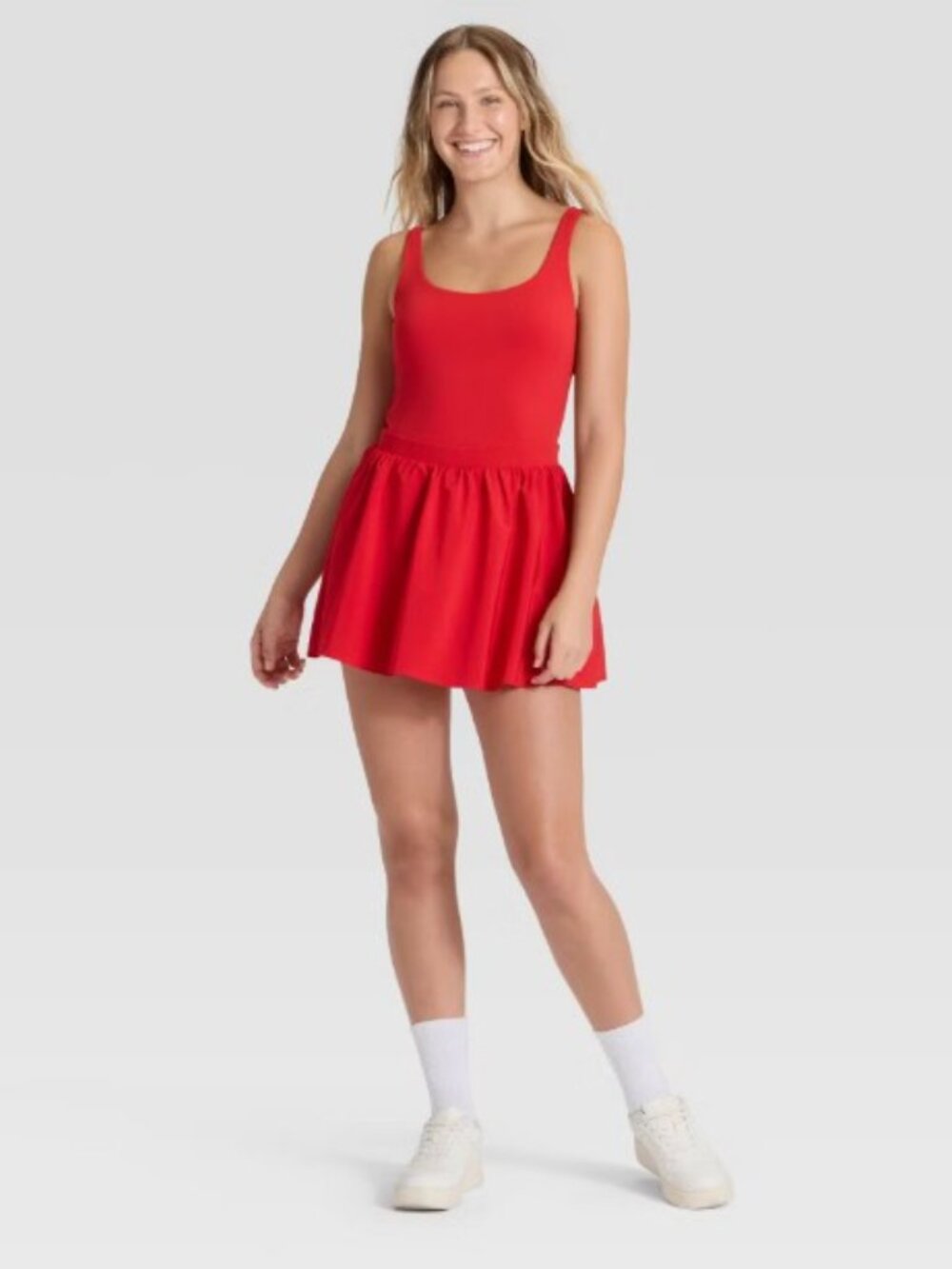 JoyLab Crimson Active Dress, Size M